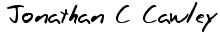 jonathan cawley signature