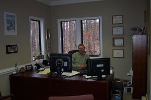 Jonathan Cawley in Raleigh Mosquito Control Office